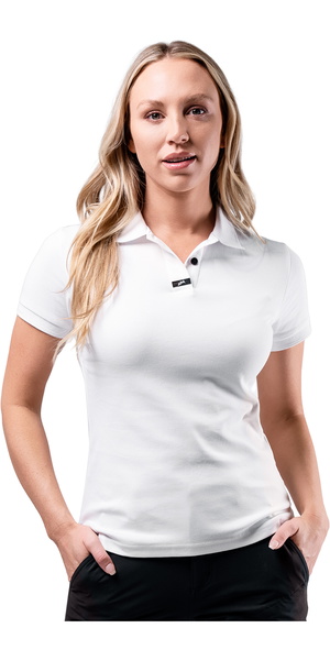 Zhik Mujer Polo De Algodón Pima POL-0170-W-WHT - White